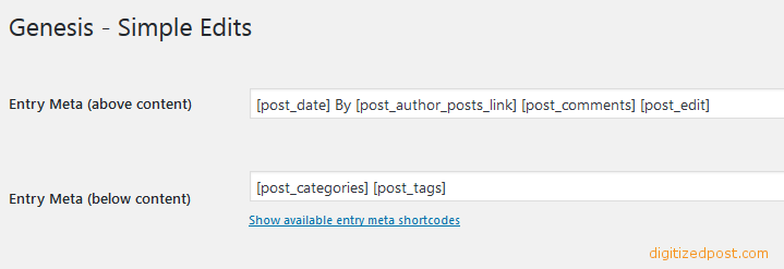 wordpress genesis simple edits filed under tagged with