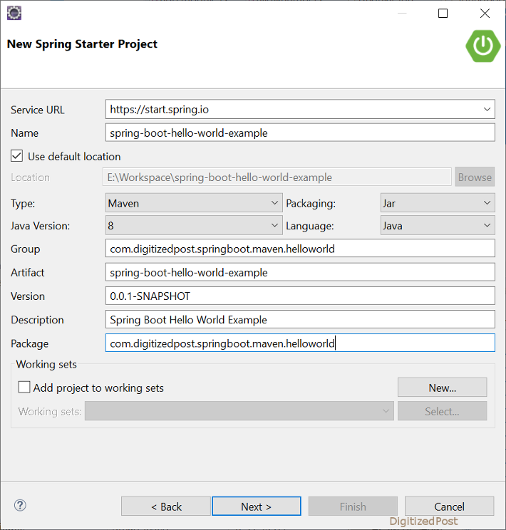 eclipse spring boot